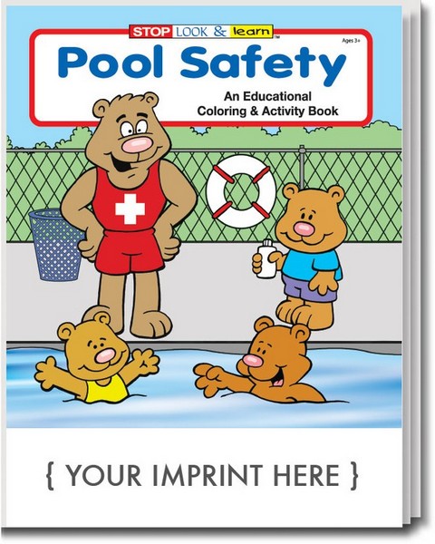 CS0295 Pool Safety Coloring and Activity Book w...